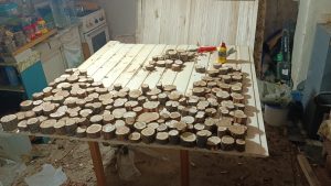 Подробнее о статье 3D панно из спилов можжевельника для бани